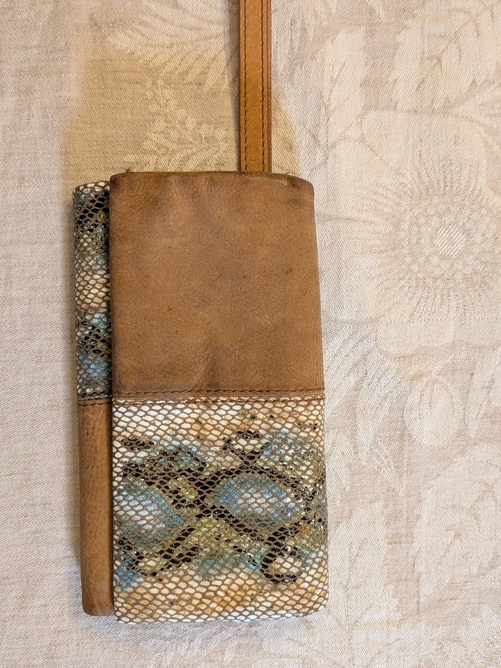 HOBO Leather Interior Tag in Warm Tan